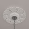Ekena Millwork Needham Ceiling Medallion (Fits Canopies up to 4 1/4"), 14 5/8"OD x 2 1/4"P, Primed White CM14NE - alternate 9